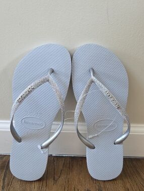 Havaianas Flip-Flop Gray with Glitters